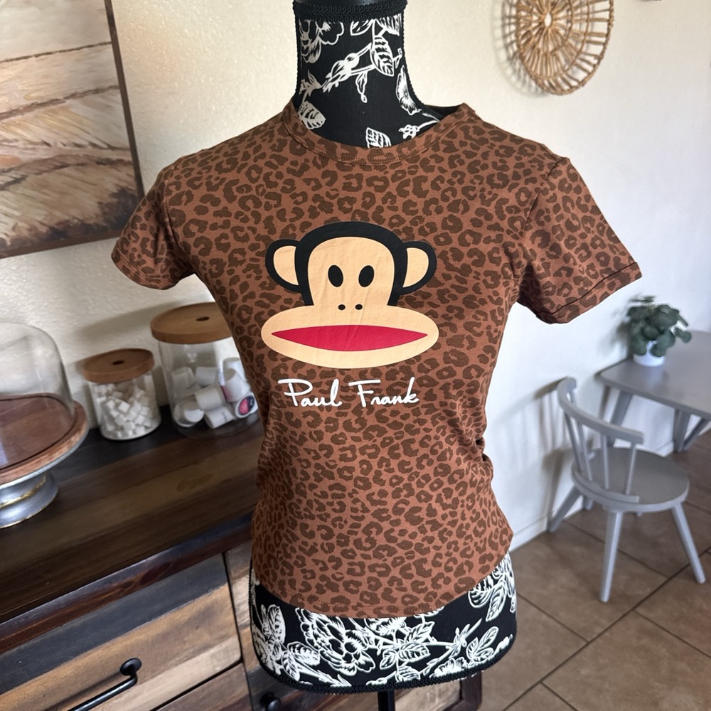 Paul Frank Brown Leopard Julius Graphic Tee